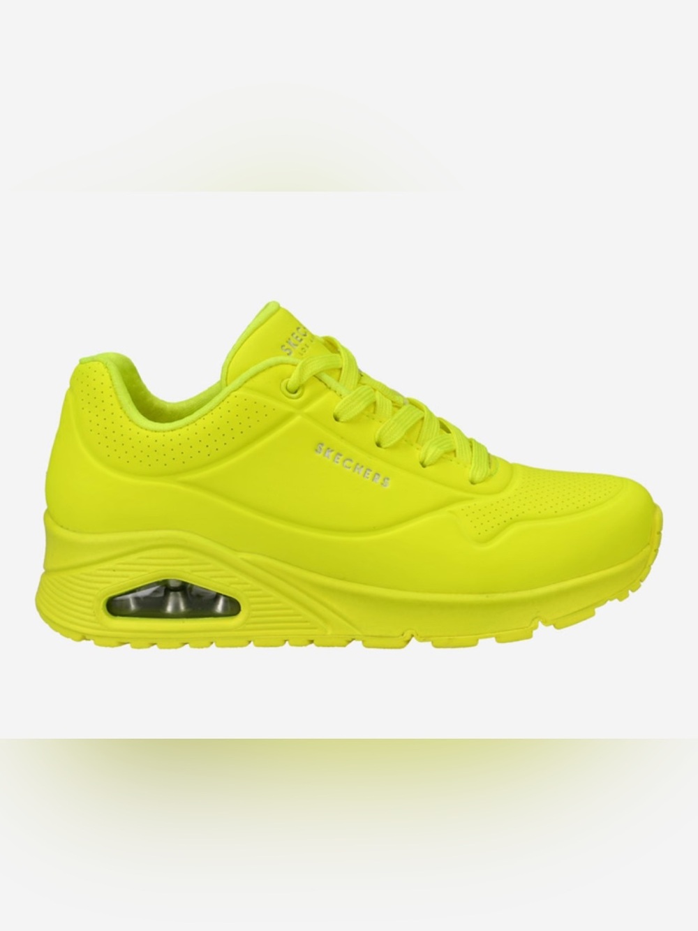 Skechers Neon Yellow Sneakers Women’s Size 9 Athletic Shoes SN 73667